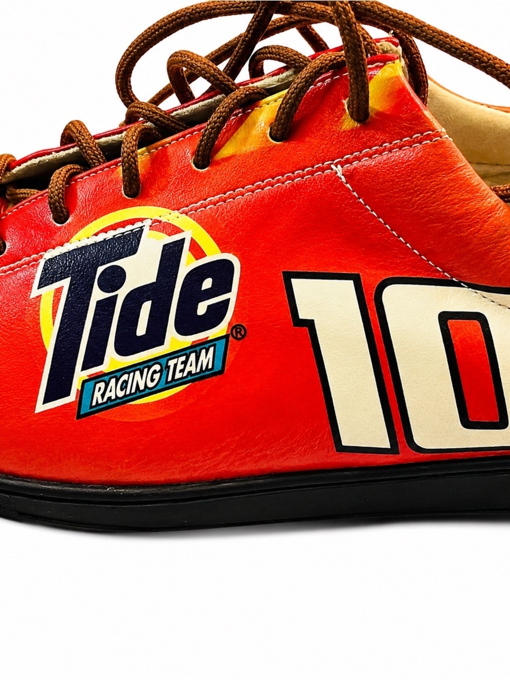 Vintage Tide Racing Team #10 NASCAR leather shoes - Picture 2 of 6